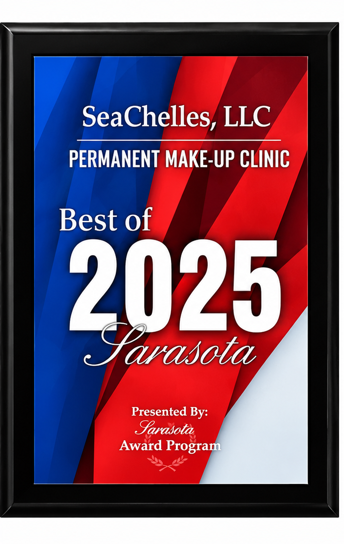 SeaChelle's Best of Sarasota 2025 award graphic